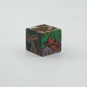 Hand Painted Wood Block by Rumiko "Rumi"  Tsuda Estate, Image 3.