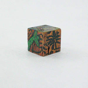 Hand Painted Wood Block by Rumiko "Rumi"  Tsuda Estate, Image 4.