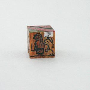 Hand Painted Wood Block by Rumiko "Rumi"  Tsuda Estate, Image 2.