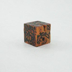 Hand Painted Wood Block by Rumiko "Rumi"  Tsuda Estate, Image 3.