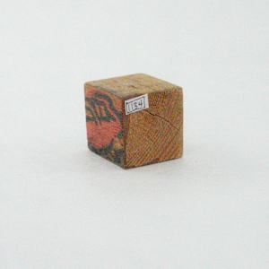 Hand Painted Wood Block by Rumiko "Rumi"  Tsuda Estate, Image 3.