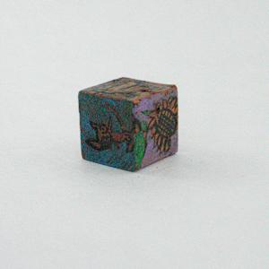 Hand Painted Wood Block by Rumiko "Rumi"  Tsuda Estate, Image 4.