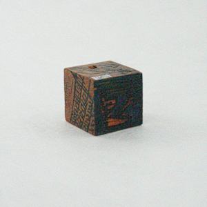 Hand Painted Wood Block by Rumiko "Rumi"  Tsuda Estate, Image 4.