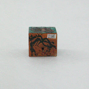 Hand Painted Wood Block by Rumiko "Rumi"  Tsuda Estate, Image 3.