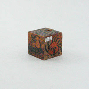 Hand Painted Wood Block by Rumiko "Rumi"  Tsuda Estate, Image 3.