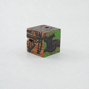 Hand Painted Wood Block by Rumiko "Rumi"  Tsuda Estate, Image 4.