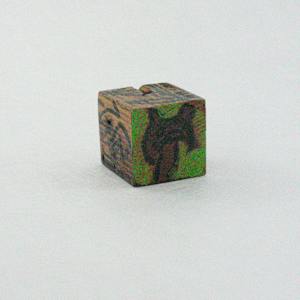 Hand Painted Wood Block by Rumiko "Rumi"  Tsuda Estate, Image 5.