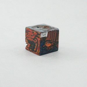 Hand Painted Wood Block by Rumiko "Rumi"  Tsuda Estate, Image 2.