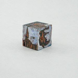 Hand Painted Wood Block by Rumiko "Rumi"  Tsuda Estate, Image 4.