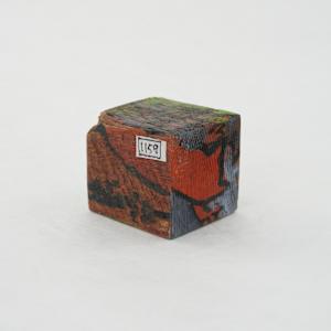 Hand Painted Wood Block by Rumiko "Rumi"  Tsuda Estate, Image 2.