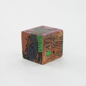 Hand Painted Wood Block by Rumiko "Rumi"  Tsuda Estate, Image 4.