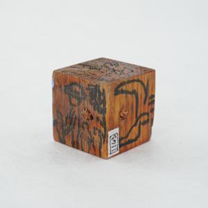 Hand Painted Wood Block by Rumiko "Rumi"  Tsuda Estate, Image 4.