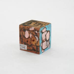 Hand Painted Wood Block by Rumiko "Rumi"  Tsuda Estate, Image 2.