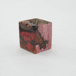 Hand Painted Wood Block by Rumiko "Rumi"  Tsuda Estate, Image 5.