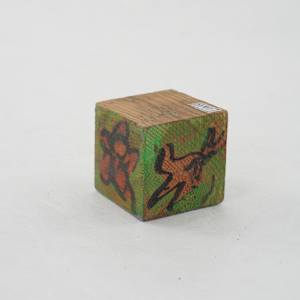 Hand Painted Wood Block by Rumiko "Rumi"  Tsuda Estate, Image 4.