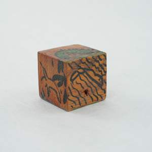 Hand Painted Wood Block by Rumiko "Rumi"  Tsuda Estate, Image 4.