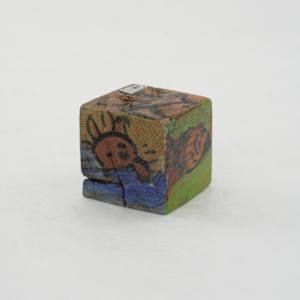 Hand Painted Wood Block by Rumiko "Rumi"  Tsuda Estate, Image 2.