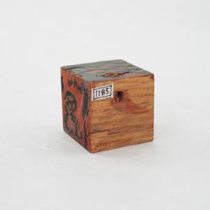 Hand Painted Wood Block by Rumiko "Rumi"  Tsuda Estate, Image 2.