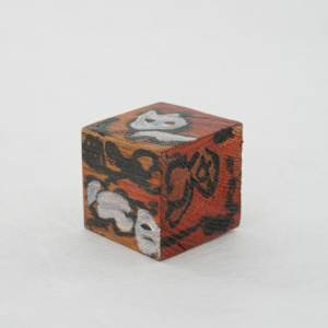 Hand Painted Wood Block by Rumiko "Rumi"  Tsuda Estate, Image 4.