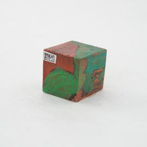 Hand Painted Wood Block by Rumiko "Rumi"  Tsuda Estate, Image 2.