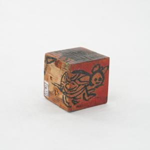 Hand Painted Wood Block by Rumiko "Rumi"  Tsuda Estate, Image 4.