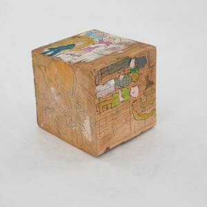 Hand Painted Wood Block by Rumiko "Rumi"  Tsuda Estate, Image 7.