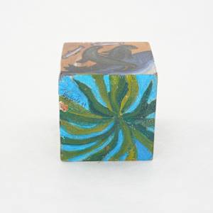 Hand Painted Wood Block by Rumiko "Rumi"  Tsuda Estate, Image 7.