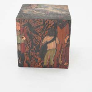Hand Painted Wood Block - "MOMA in New York, 1998" by Rumiko "Rumi"  Tsuda Estate, Image 5.
