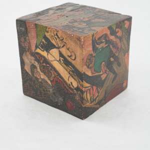 Hand Painted Wood Block - "MOMA in New York, 1998" by Rumiko "Rumi"  Tsuda Estate, Image 6.