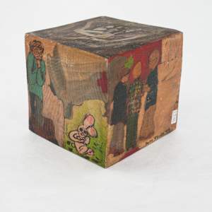 Hand Painted Wood Block - "Guggenheim Museum" by Rumiko "Rumi"  Tsuda Estate, Image 2.