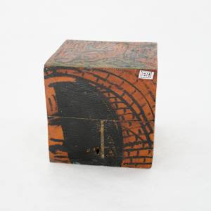 Hand Painted Wood Block by Rumiko "Rumi"  Tsuda Estate, Image 6.