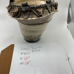 Play With Jomon, Vase, #17-53 by Rumiko "Rumi"  Tsuda Estate, Image 4.