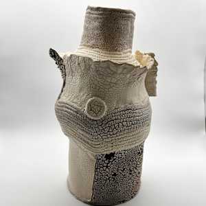 Zensou: Zen Priest, Vase, #17-3 by Rumiko "Rumi"  Tsuda Estate, Image 3.