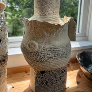 Zensou: Zen Priest, Vase, #17-3 by Rumiko "Rumi"  Tsuda Estate, Image 5.