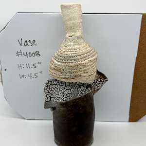 Cormorant, Vase, #17-99 by Rumiko "Rumi"  Tsuda Estate, Image 5.