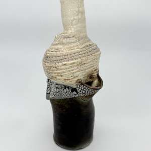 Cormorant, Vase, #17-99 by Rumiko "Rumi"  Tsuda Estate, Image 2.