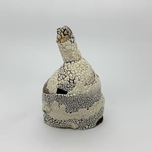 Narrow Neck Mixed Clay Vase, #17-77 by Rumiko "Rumi"  Tsuda Estate, Image 3.