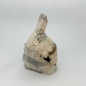 Narrow Neck Mixed Clay Vase, #17-77 by Rumiko "Rumi"  Tsuda Estate, Image 4.