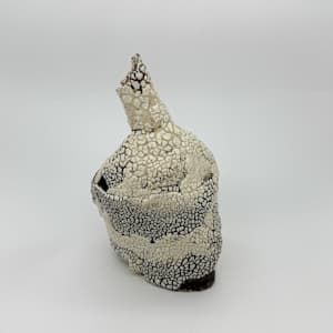 Narrow Neck Mixed Clay Vase, #17-77 by Rumiko "Rumi"  Tsuda Estate, Image 5.