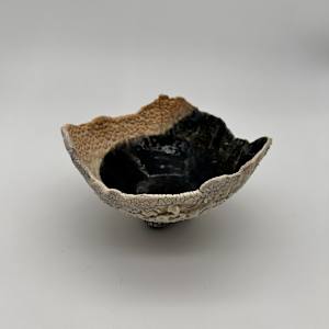 Mixed Clay Bowl, Small, #17-81 by Rumiko "Rumi"  Tsuda Estate, Image 7.