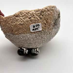 Mixed Clay Bowl, Small, #17-81 by Rumiko "Rumi"  Tsuda Estate, Image 4.