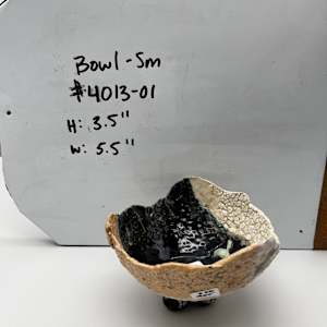 Mixed Clay Bowl, Small, #17-81 by Rumiko "Rumi"  Tsuda Estate, Image 5.