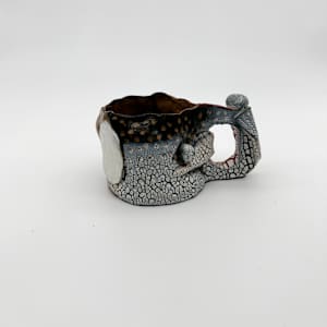 Mug Red & black,  #17-7 by Rumiko "Rumi"  Tsuda Estate, Image 12.