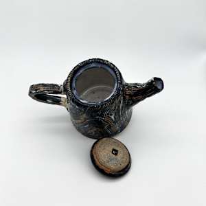 Blue Wave Teapot by Rumiko "Rumi"  Tsuda Estate, Image 3.