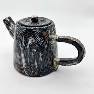 Blue Wave Teapot by Rumiko "Rumi"  Tsuda Estate, Image 4.