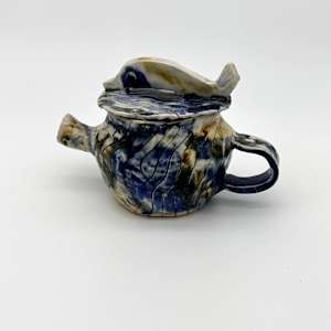 Teapot with Fish Lid by Rumiko "Rumi"  Tsuda Estate, Image 3.