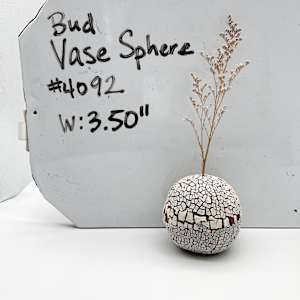 Sphere Bud Vase by Rumiko "Rumi"  Tsuda Estate, Image 2.