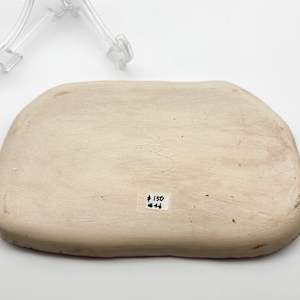 Plate, Engobe Layers with Kamakurabori by Rumiko "Rumi"  Tsuda Estate, Image 2.