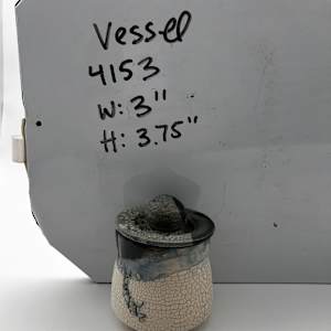 Vessel with Lid (S+R) by Rumiko "Rumi"  Tsuda Estate, Image 1.