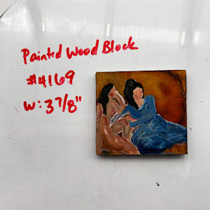 Painted Wood Block by Rumiko "Rumi"  Tsuda Estate, Image 2.